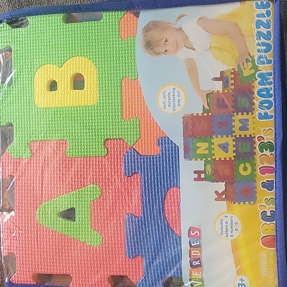 ABC's and 123's foam puzzle
